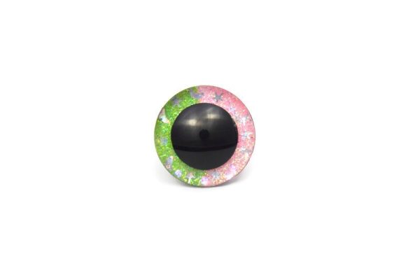 10pcs 10mm/12mm/16mm/18mm/20mm/25mm/30mm/35mm 3D Glitter Eyes Safety Doll Plastic Eyes For Amigurumi Crochet Stuffed Animal Toy - Image 3