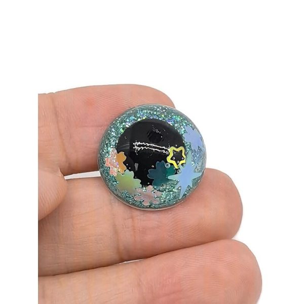 12mm safety eyes with glitter 15mm amigurumi eyes for crocheting doll 20mm plastic stuffed eyes 2pcs/lot - Image 2