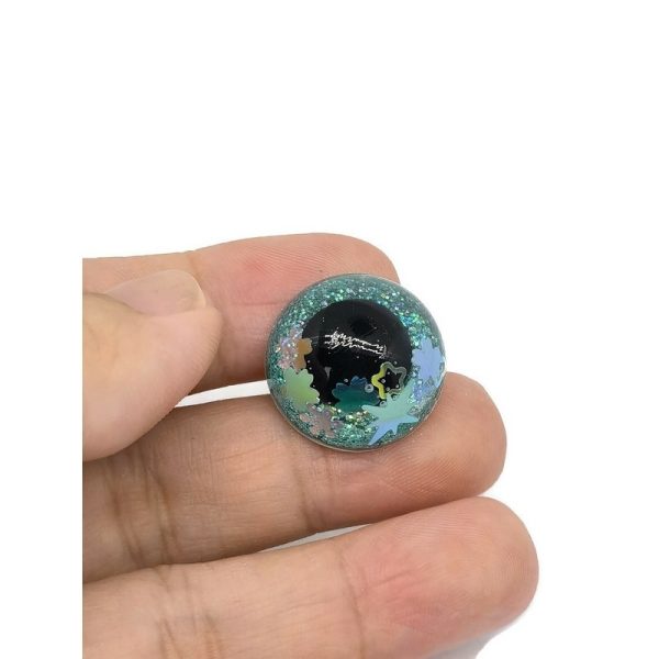 12mm safety eyes with glitter 15mm amigurumi eyes for crocheting doll 20mm plastic stuffed eyes 2pcs/lot - Image 4