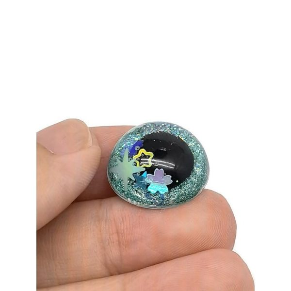 12mm safety eyes with glitter 15mm amigurumi eyes for crocheting doll 20mm plastic stuffed eyes 2pcs/lot - Image 5