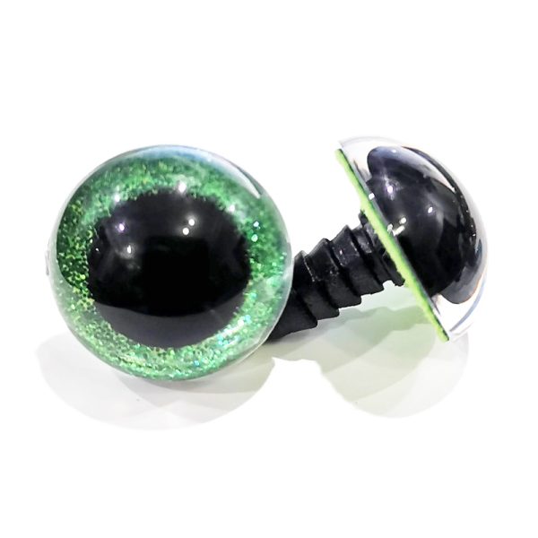 20pcs/lot 10color 10-30mm tiny round plastic clear toy safety eyes glitter Nonwovens white hard washer - Image 4