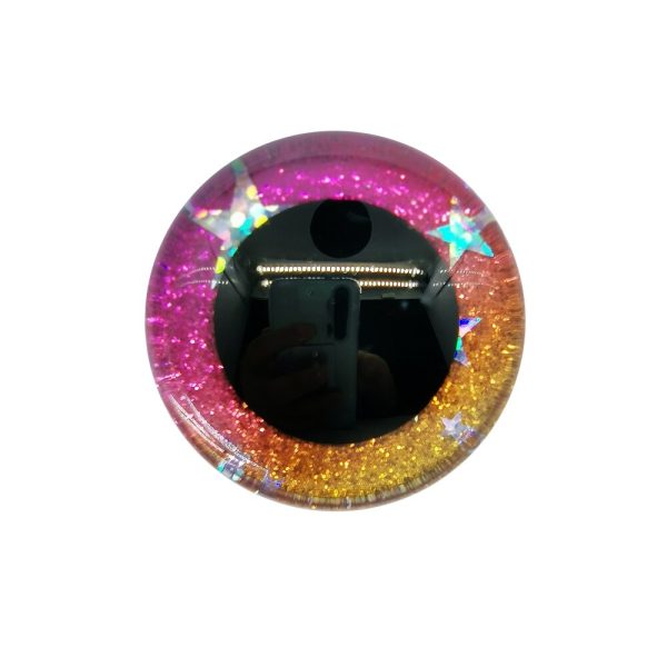 3D Findings Stuffed Toys Glitter Safety Eyes Nonwovens Hard Washer Clear Plush Doll Round Plastic Safety Eyes 16/18/20/25/30/35 - Image 5