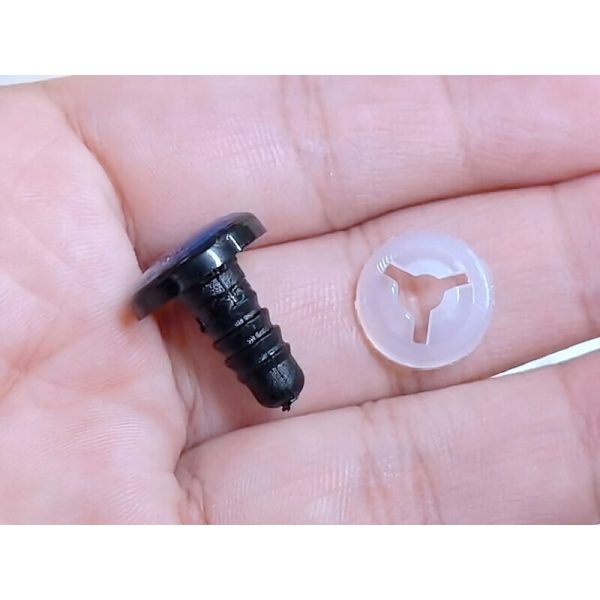 Glitter Colorful Animal Safety Plastic Eyes 10mm/12mm/14mm/16mm/18mm can be chosen come with washers - Image 3