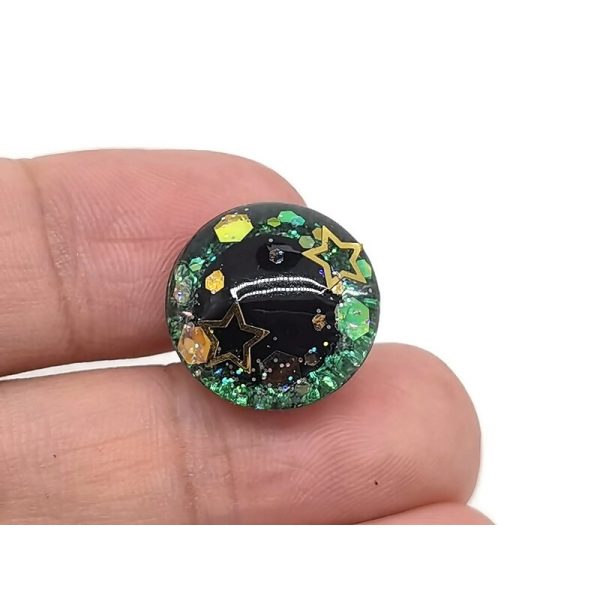 Handmade 2pcs 12mm/14mm/16mm/20mm/25mm clear trapezoid plastic safety toy eyes glitter Nonwovens -Can choose size and color - Image 3