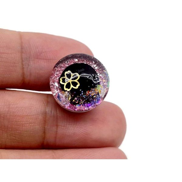 Handmade 2pcs Plastic Safty Glitter Eyes For Toys Soft Animal DIY Doll Eye Toy Clear 3D 9/10/12/14/16mm