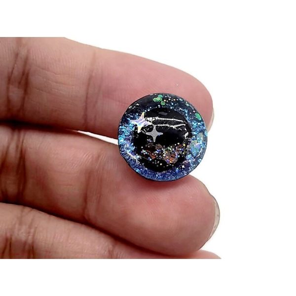 Handmade 3D Glitter Plush Plastic Safety Eyes For Toy Amigurumi Doll Making Eyes For Dolls 2pcs - Image 3