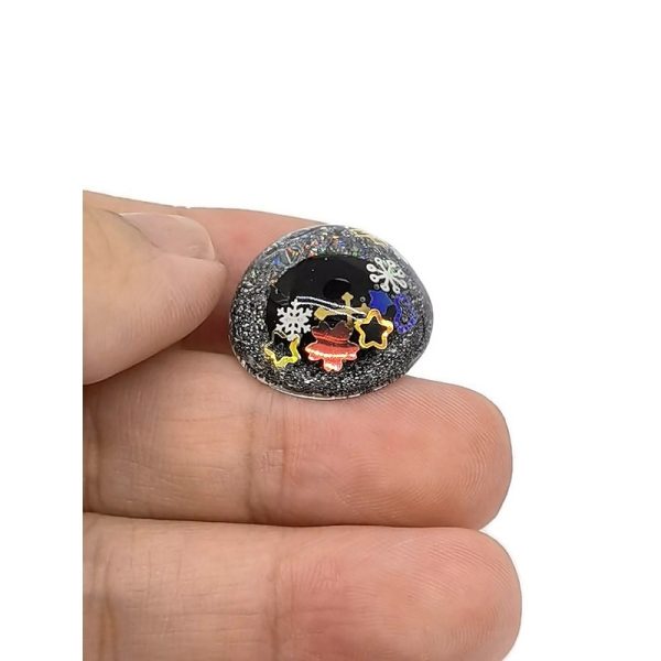 Handmade Safety Glitter Black Eyes 12mm/15mm/20mm/22mm Colorful Animal Doll Eyes for Amigurumi 2PCS/lot - Image 2
