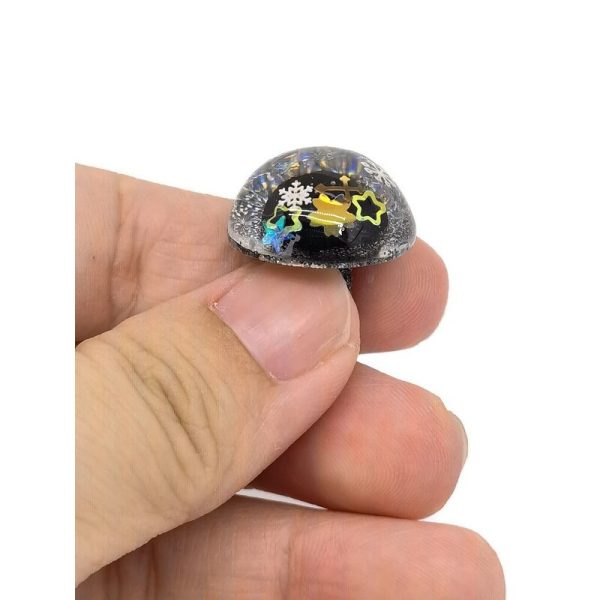 Handmade Safety Glitter Black Eyes 12mm/15mm/20mm/22mm Colorful Animal Doll Eyes for Amigurumi 2PCS/lot - Image 4